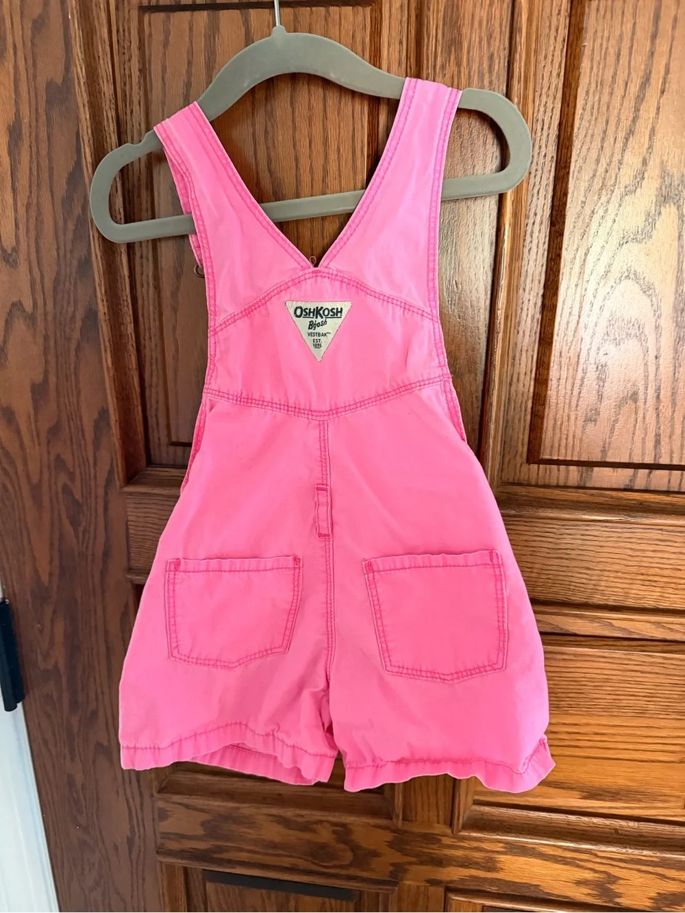 OshKosh B'gosh Pink Shortall Overalls for Kids
